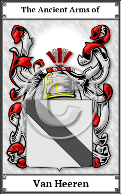 Van Heeren Family Crest Download (JPG)  Book Plated - 150 DPI